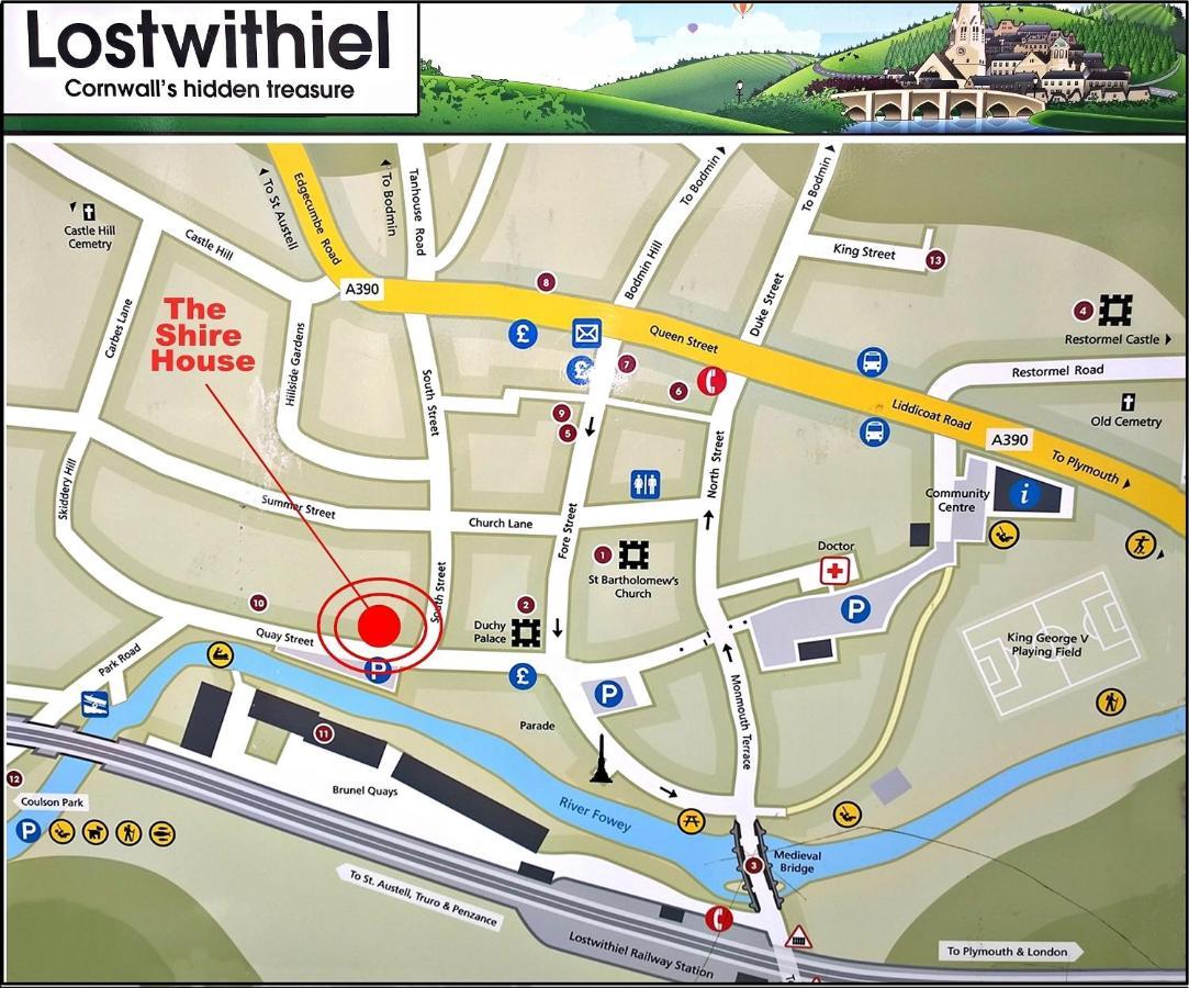 The Shire House Villa Lostwithiel Dış mekan fotoğraf
